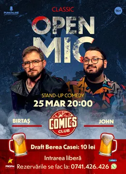 Stand-up Comedy OpenMic la ComicsClub