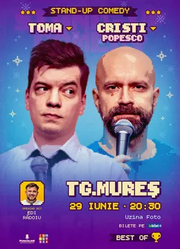 Târgu Mureș: Stand-up comedy - Best of Toma & Popesco