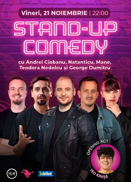 The Fool: Stand-up comedy cu Natanticu, Andrei Ciobanu, Mane, Teodora Nedelcu și George Dumitru