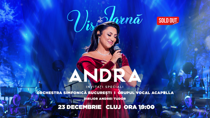 Cluj-Napoca: Concert Andra – Vis de iarna!