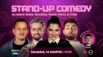 The Fool: Stand-up comedy cu Bucălae, Mane Voicu, Ioana State și Cîrje