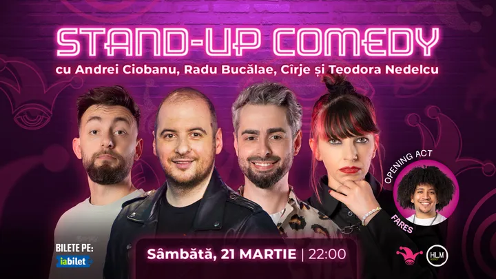 The Fool: Stand-up comedy cu Bordea, Cîrje și Teodora Nedelcu