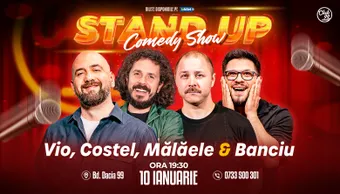 Stand-up Comedy cu Vio, Costel, Mălăele & Banciu la Club 99