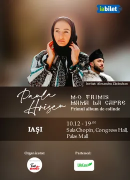 Iasi: Concert de colinde Paula Hriscu: M-o trimis mama la capre!