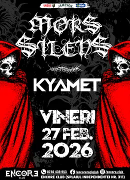 Concert Mors Silens (HU) x Shit Infested Roach Human Carcass (CZ) x Kyamet (RO)