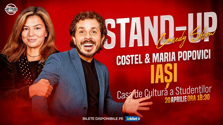 Iasi: Costel și Maria Popovici - Stand Up Comedy Show