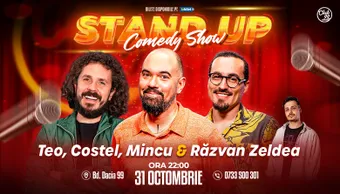 Stand-up Comedy cu Teo, Costel, Mincu - Răzvan Zeldea la Club 99