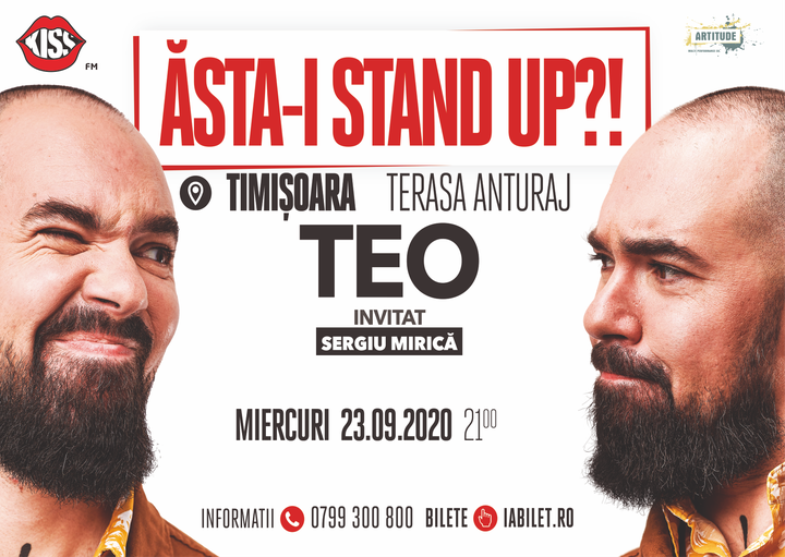 Timisoara: "Ăsta-i stand up?!" Teo cu Mirica și Bara