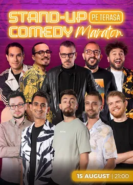 The Fool: Stand-up Comedy Maraton pe terasă cu: Mincu, Frîncu, Gherghe, Drăcea, Cîrje, Dobrotă, Popinciuc, Florin Gheorghe, Paul Szabo și Tudor Costina