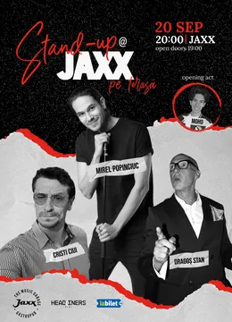 Cluj-Napoca: Show Stand-Up Comedy- Jaxx (Show pe terasă)