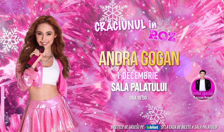 Concert Andra Gogan Craciunul in Roz