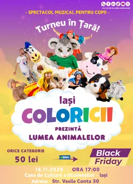 Iasi: Coloricii prezintă lumea animalelor
