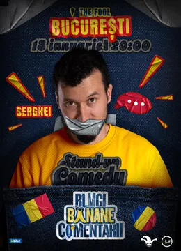 The Fool: Stand-up politic cu Serghei - Blugi, banane, comentarii…