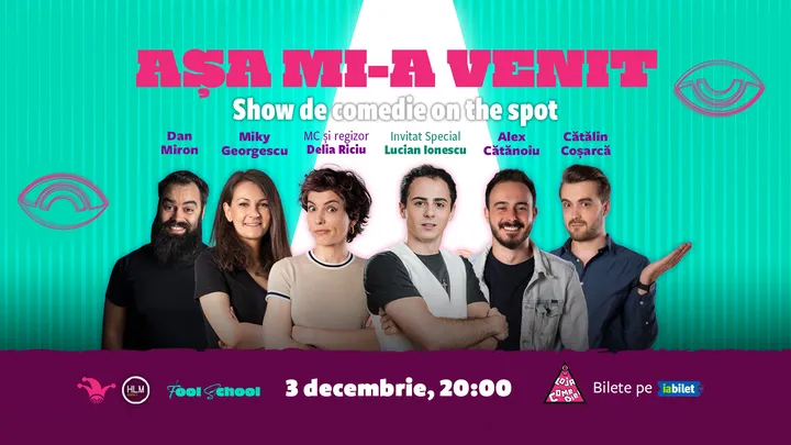 ”The Fool: Așa mi-a venit! | Show de comedie on the spot