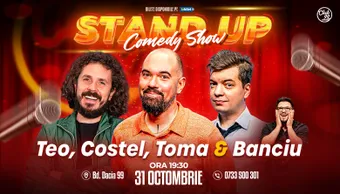 Stand-up Comedy cu Teo, Costel, Toma - Banciu la Club 99