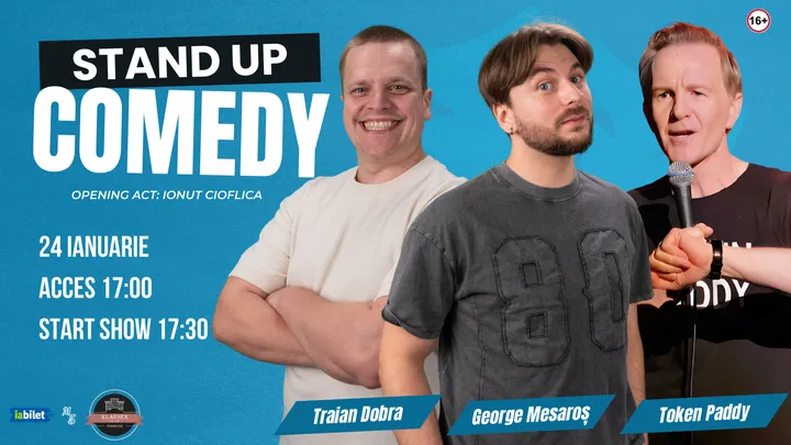 Cluj-Napoca: Marele Show pentru Mica Unire | Stand-Up Comedy cu Traian Dobra, George Mesaroș și Token Paddy