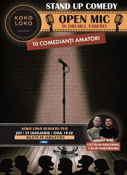 Seară de comedie la Koko Loko cu Călin Gheorghiu și Cătălin Răileanu