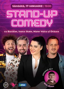 The Fool: Stand-up comedy cu Bucălae, Ioana State, Mane Voicu și Drăcea