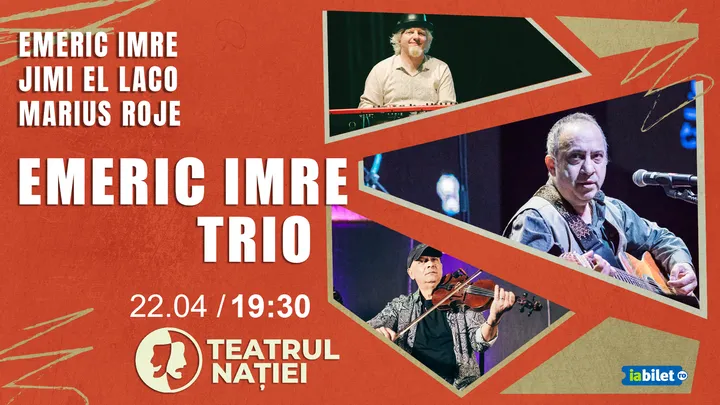 Ploiești: Concert Emeric Imre Trio - cu Jimi El Laco și Marius Roje