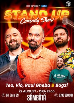 Stand-up Comedy cu Teo, Vio, Raul Gheba - Bogzi la Club 99