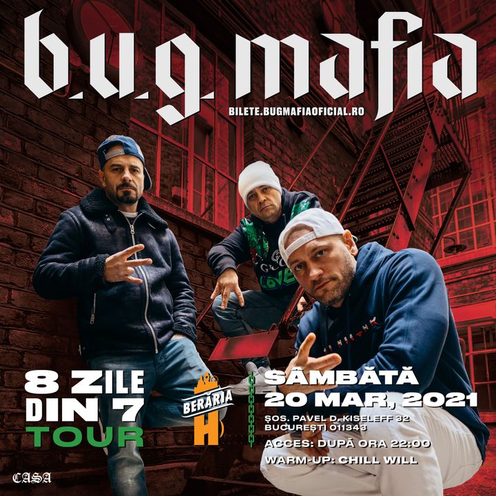 B.U.G. Mafia | 8 zile din 7 Tour @ Berăria H
