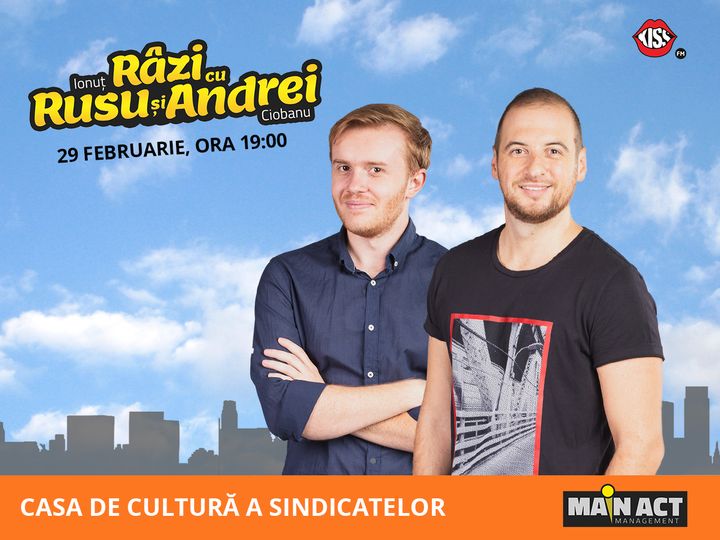 Oradea: Stand-up Comedy cu Rusu si Andrei