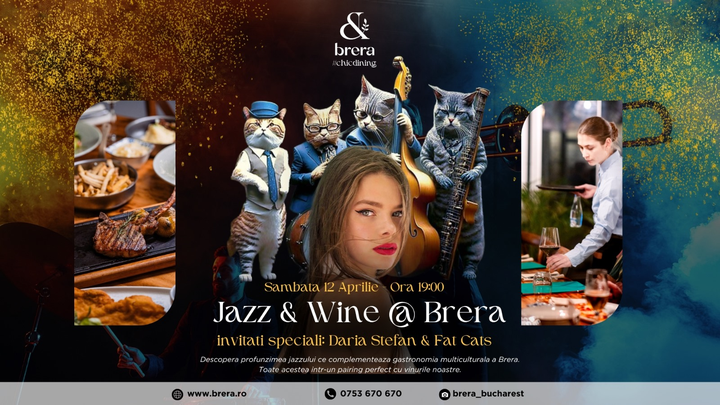 Jazz & Wine | Invitați Speciali: Daria Ștefan & Fat Cats