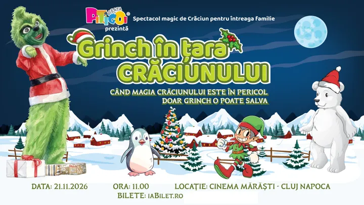 Cluj-Napoca: Grinch în Țara Crăciunului