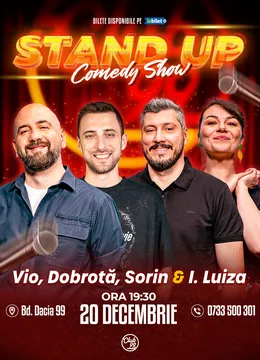 Stand-up Comedy cu Vio, Dobrota, Sorin Pârcălab, Ioana Luiza la Club 99