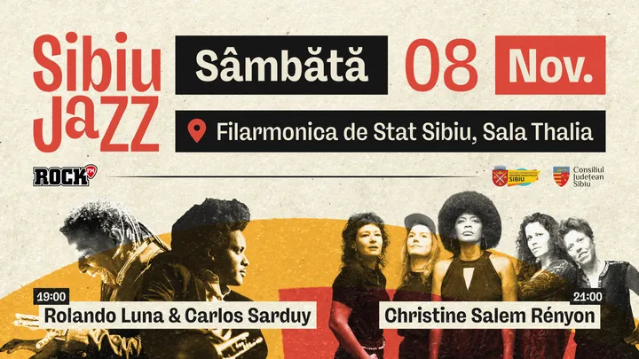 Sibiu Jazz Festival 2025 - Rolando Luna & Carlos Sarduy, Christine Salem Renyon