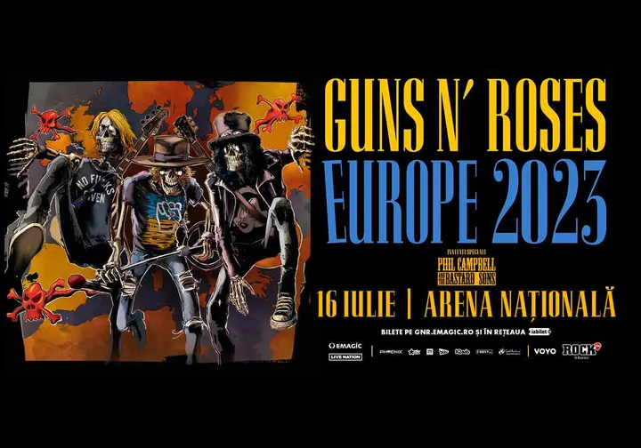 Concert Guns N' Roses pe Arena Nationala din Bucuresti