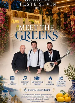 Braila: Meet the Greeks live la Grădina Pește și Vin