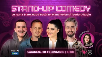 The Fool: Stand-up comedy cu Ioana State, Bucălae, Mane Voicu și Drăcea