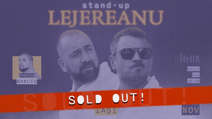 Iasi | Stand-up Lejereanu cu Vio, Frînculescu și Banciu