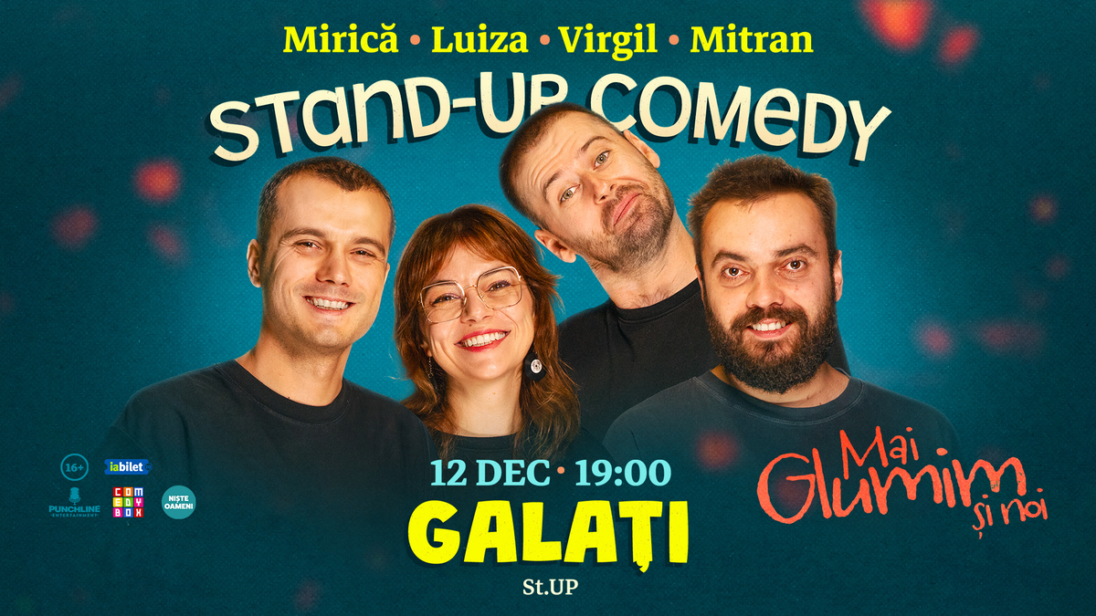 Stand-up comedy cu Mirică, loana Luiza, Virgil Ciulin și Mitran | Mai glumim și noi