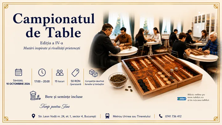 Campionatul de Table – Ediția a IV-a