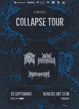 Timișoara: Collapse Tour — Hakairi, Neon Prophecies și Hatespeech