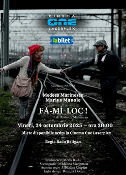 Brașov: Spectacol de Teatru LIVE ''Fa-mi loc!'' cu Medeea Marinescu & Marius Manole