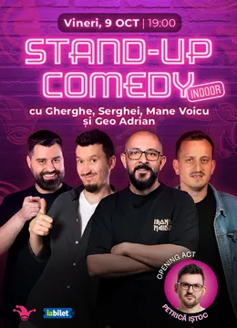 The Fool: Stand-up comedy cu Mane Voicu, Gherghe, Serghei și Geo Adrian