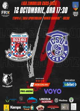 Buzău: HC Buzău vs. CSU Suceava