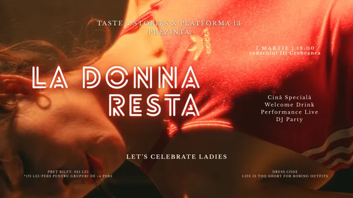 Corbeanca: La Donna Resta - Let’s celebrate ladies