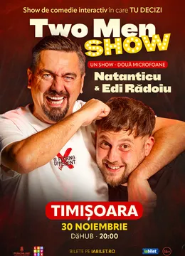 Timișoara: Stand-up comedy cu Natanticu și Edi Rădoiu | Two Men Show