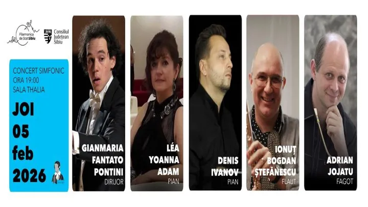 Sibiu: Concert Simfonic Gianmaria Fantato Pontini