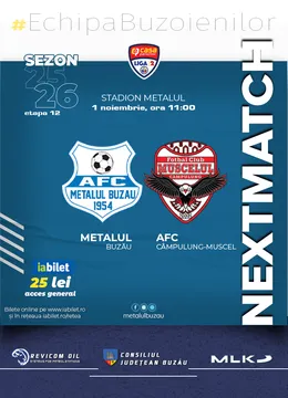 Metalul Buzău – AFC Câmpulung-Muscel