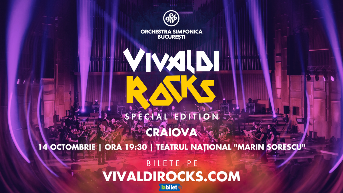 Craiova: Vivaldi Rocks - Orchestra Simfonică București