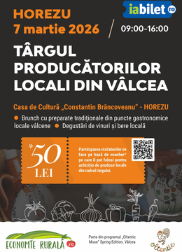 Horezu: Târgul producătorilor locali din Vâlcea