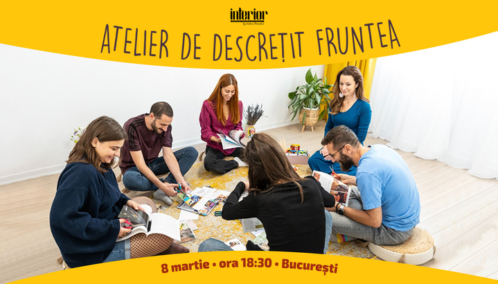 Atelier de descrețit fruntea – grup pentru femei