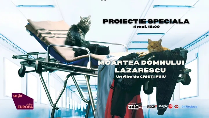 Proiectie "Moartea Domnului Lăzărescu"
