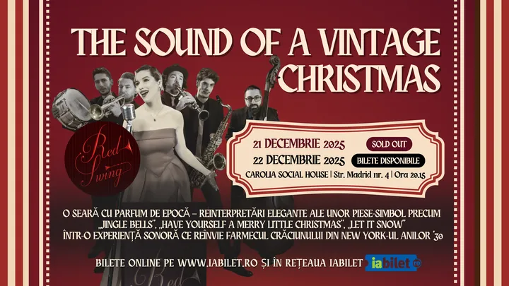 The Sound of a Vintage Christmas – un Crăciun à la Broadway @ RedSwing - 22 Decembrie 2025