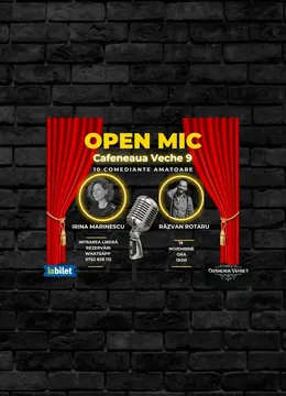 Open Mic Comediante: MCs: Irina & Răzvan